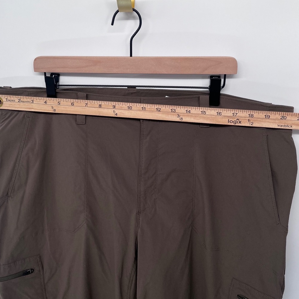 LL Bean Cargo Pants Mens 40 Brown Cresta Hiking Outdoor Gorpcore - Picture 2 of 10